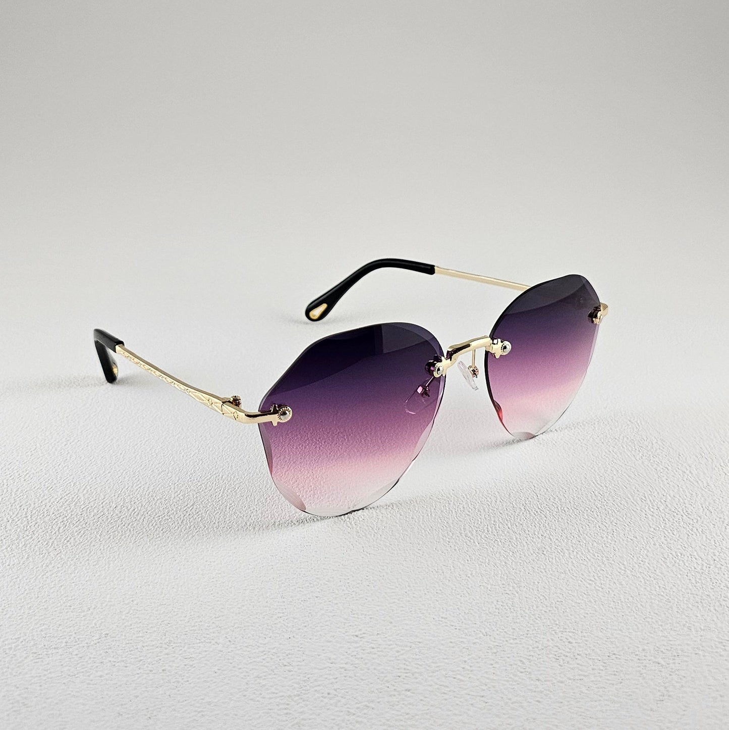 Women's Daiquiri cat-eye sunglasses side view polarized UV400 lenses