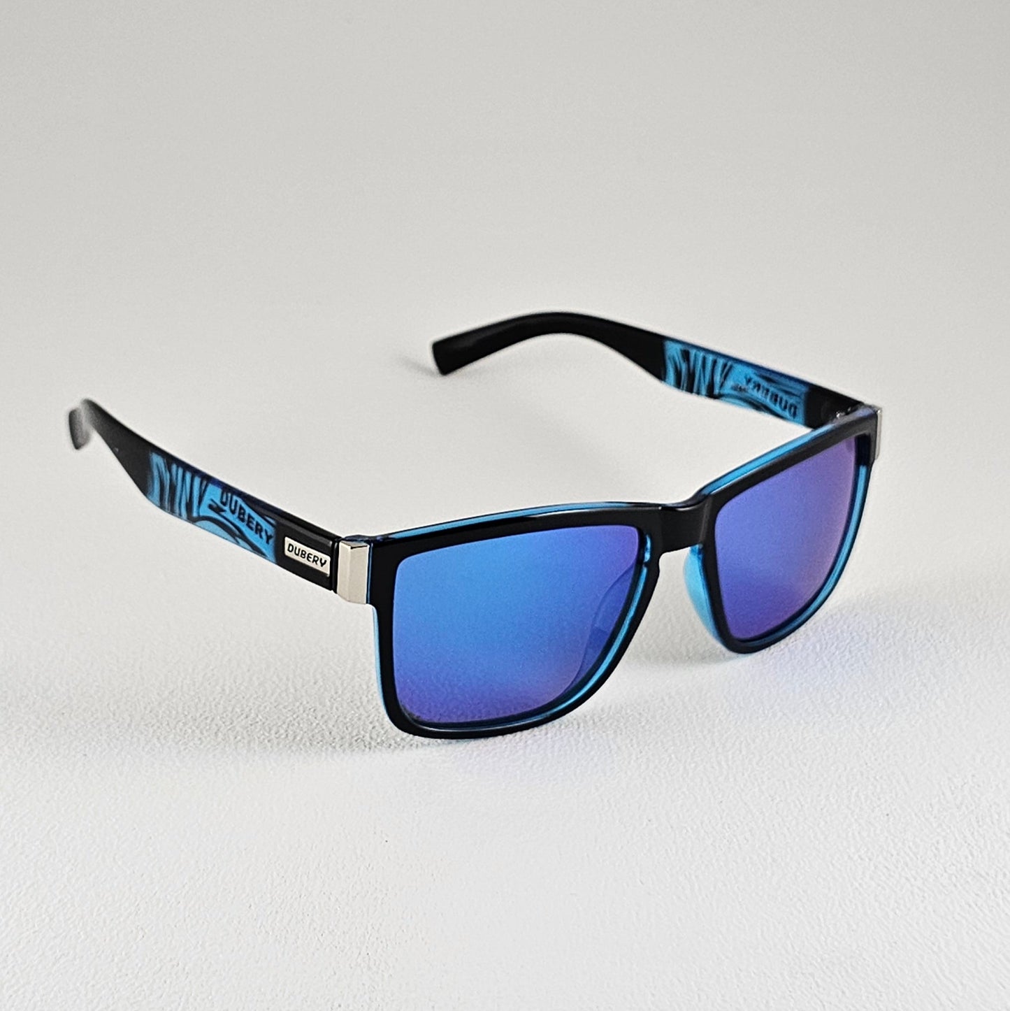 Unisex Ghost geometric sunglasses side view polarized UV400 lenses