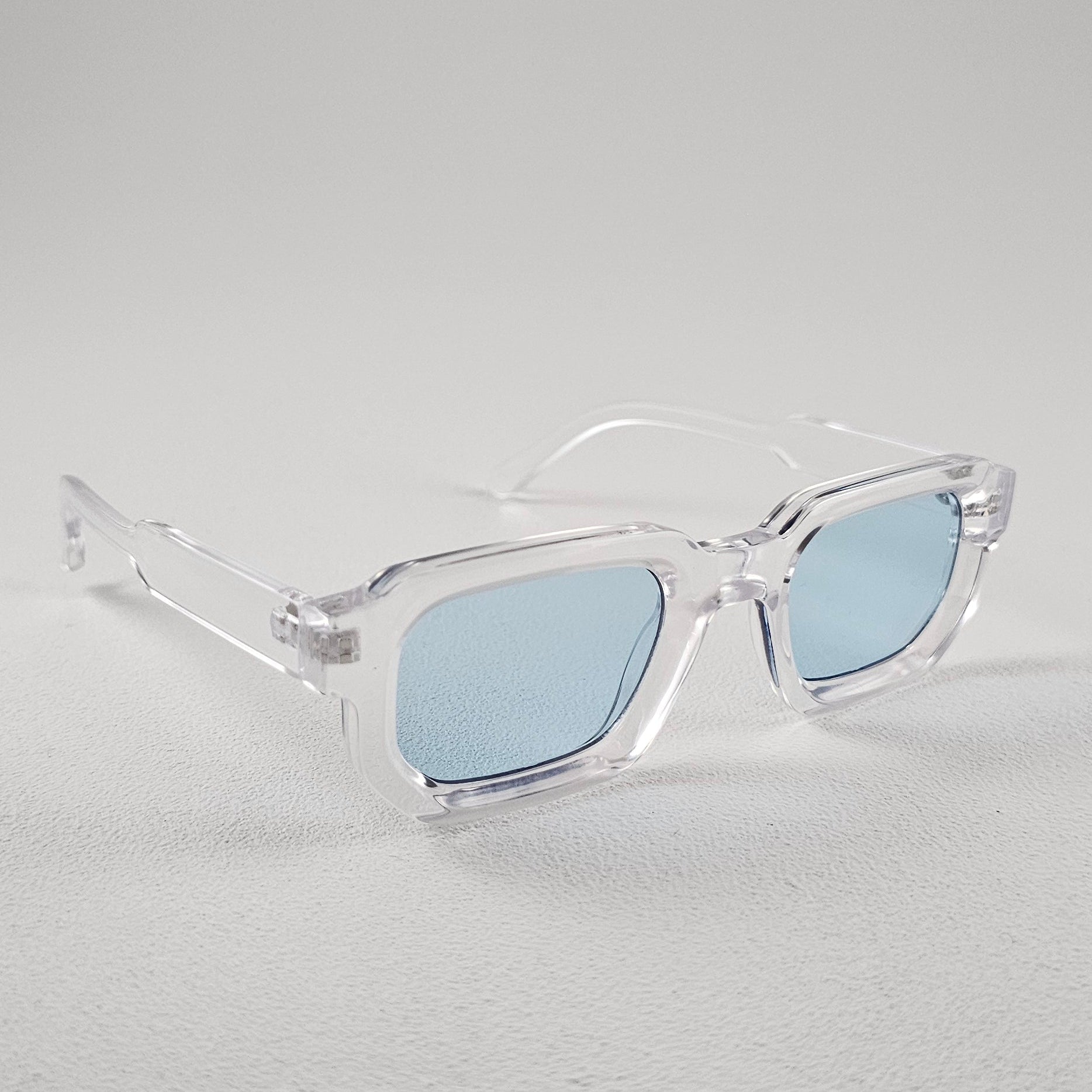 Unisex Madagaskar square sunglasses side view tortoise frame UV400 lenses