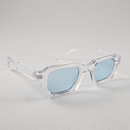 Unisex Madagaskar square sunglasses side view tortoise frame UV400 lenses