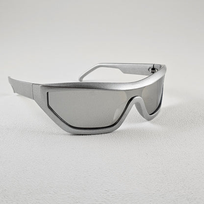 Unisex The Rave sunglasses side view silver mirror UV400 lenses