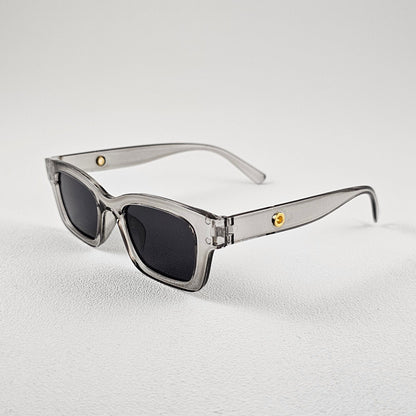 Unisex Paris slim rectangle sunglasses close-up UV400 lenses