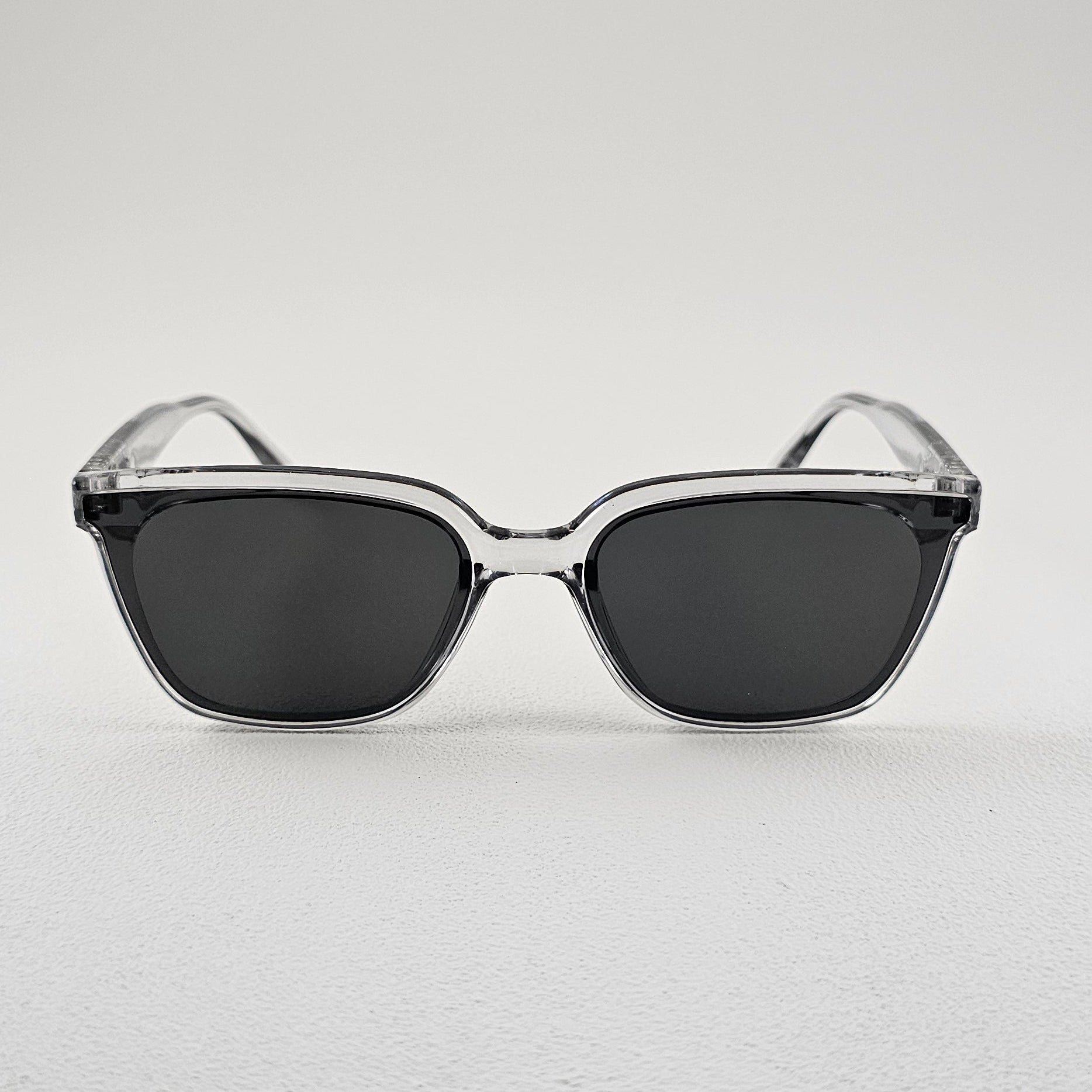 Men's Miami wayfarer sunglasses gray frame UV400 lenses