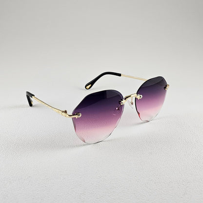 Women's Daiquiri cat-eye sunglasses side view polarized UV400 lenses