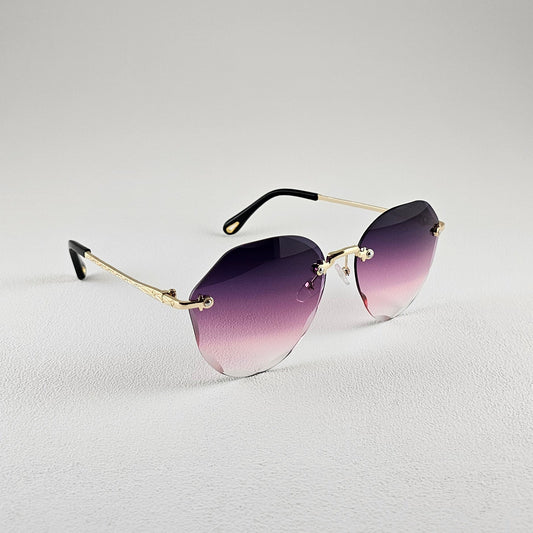Women's Daiquiri cat-eye sunglasses side view polarized UV400 lenses