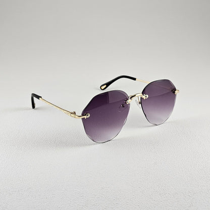 Women's Daiquiri cat-eye sunglasses side view polarized UV400 lenses