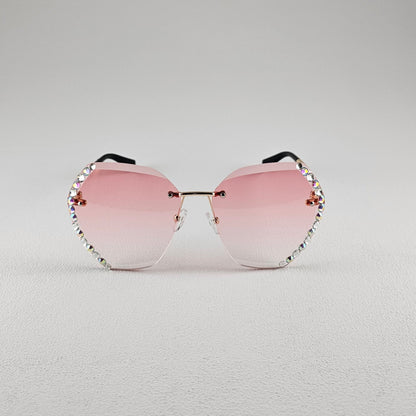 Women's Cherry cat-eye sunglasses pink frame polarized UV400 lenses