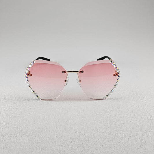 Women's Cherry cat-eye sunglasses pink frame polarized UV400 lenses