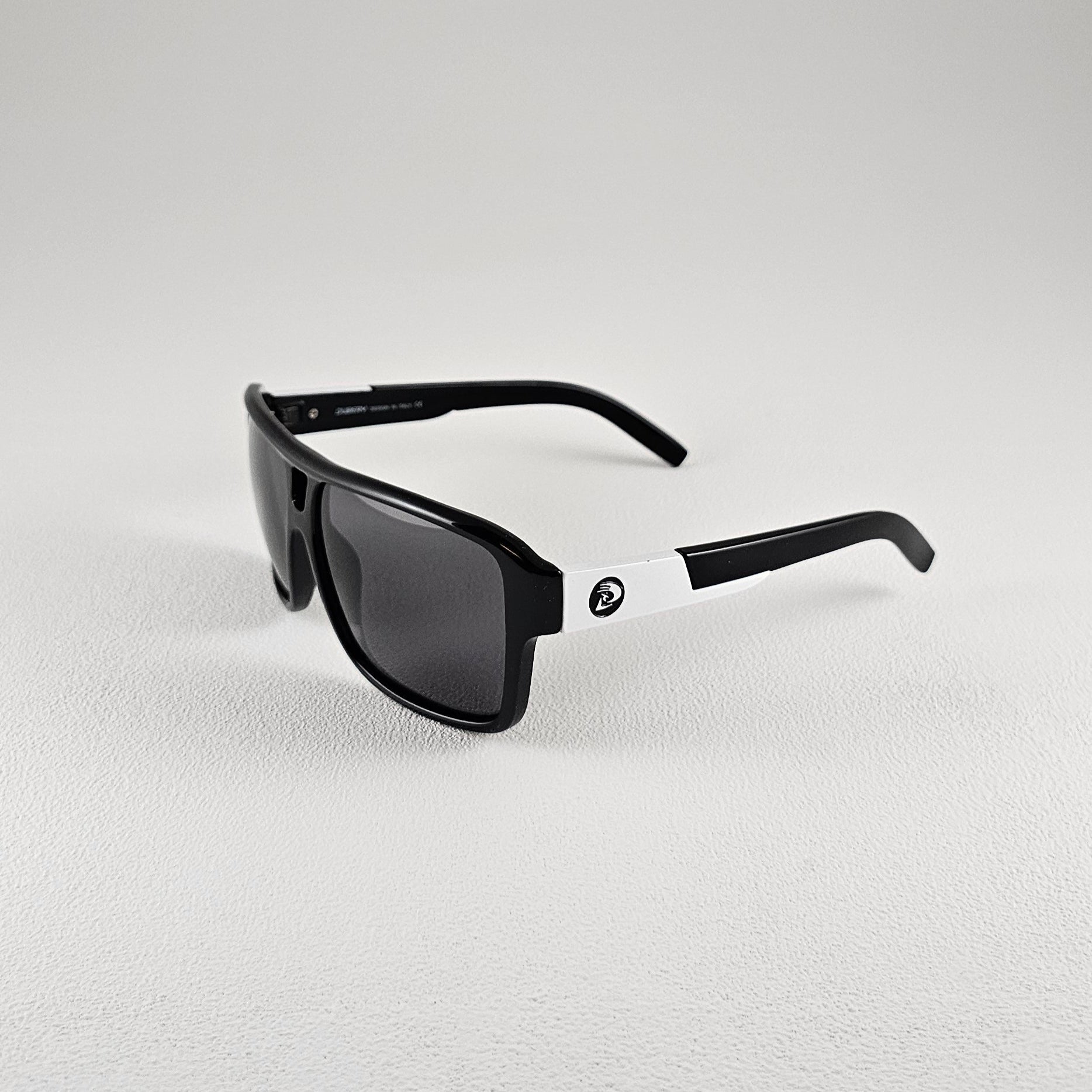 Unisex Jamacia sunglasses Black frame angled view polarized UV400 lenses