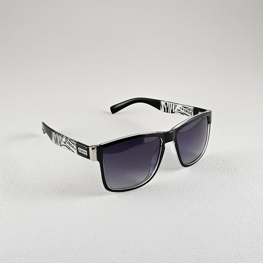 Unisex Ghost geometric sunglasses side view polarized UV400 lenses