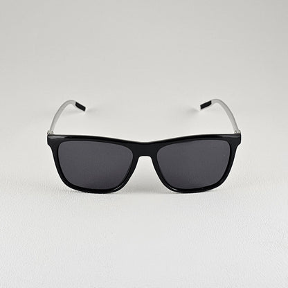 Unisex Mercy geometric sunglasses black frame polarized UV400 lenses