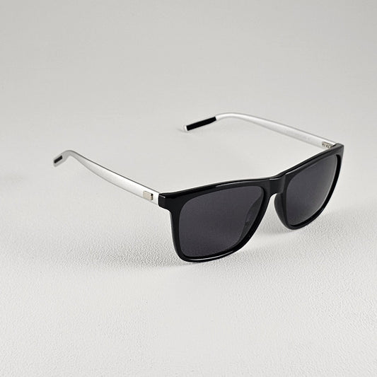 Unisex Mercy geometric sunglasses side view polarized UV400 lenses