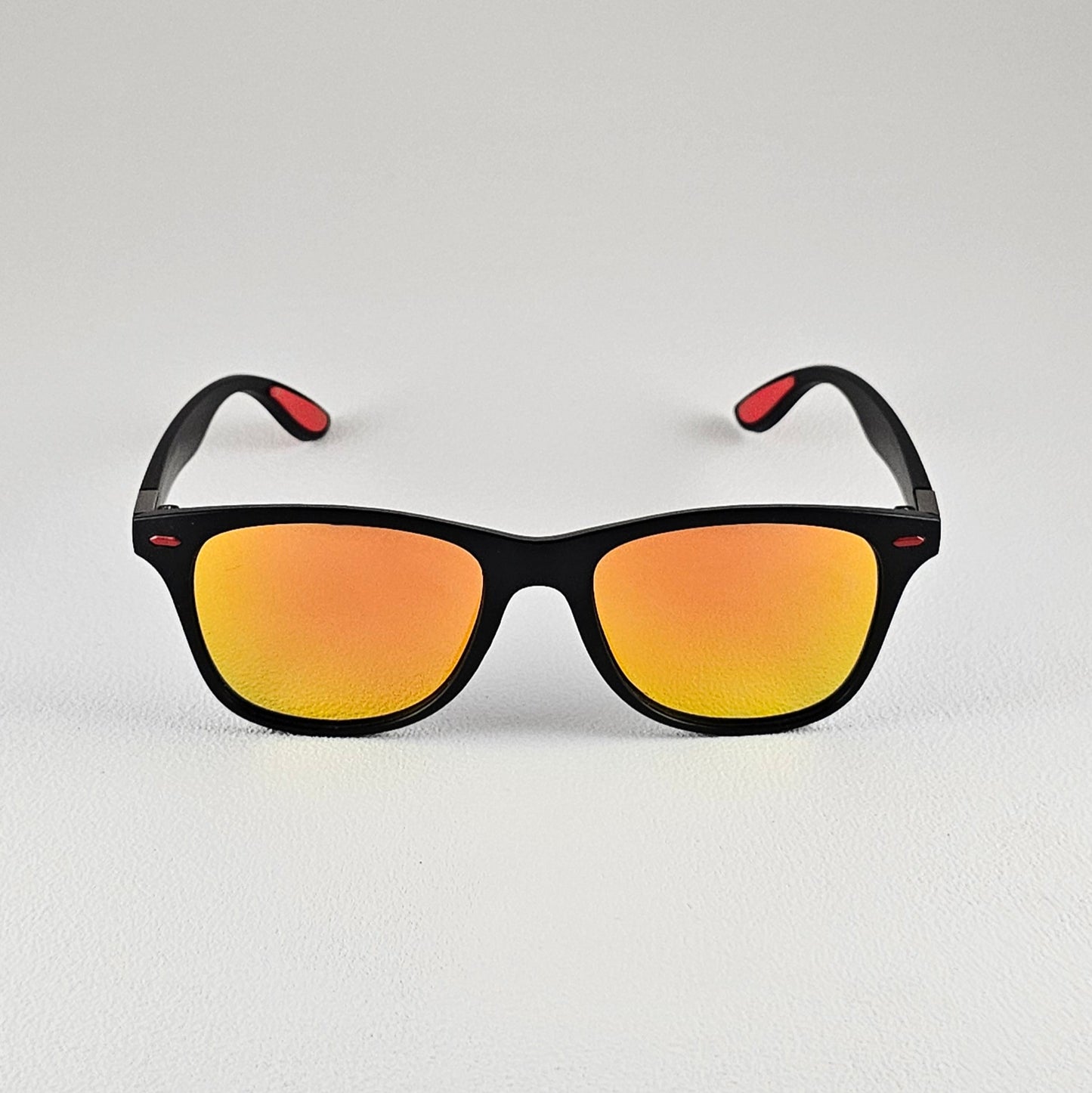 Unisex Marley geometric sunglasses black frame polarized UV400 lenses