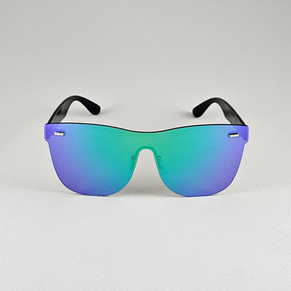 Unisex Blueberry geometric sunglasses with polarized UV400 lenses